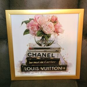 LUXURY INSPIRED WALL ART GOLD FRAME